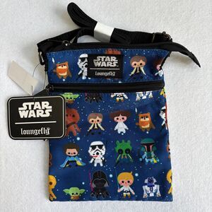 Loungefly Star Wars Chibi Characters Passport Crossbody Purse
